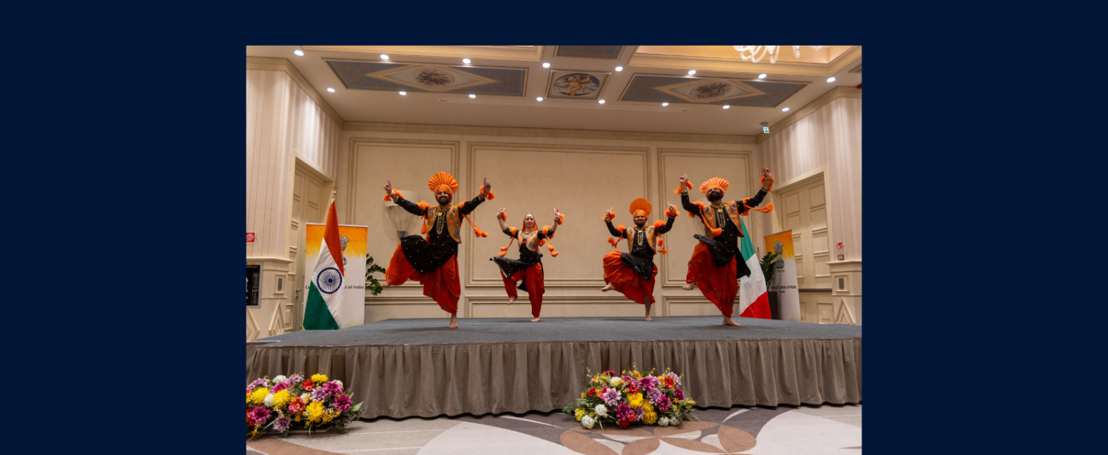 Cultural event at the reception hosted in Milan on the occasion of 77th Republic Day of India on 26 January 2026