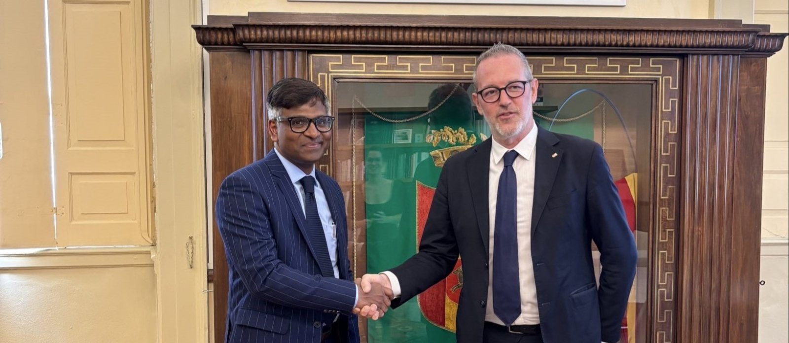On 29 July 2025, Consul General paid a courtesy call on Mr. Pasquale Gandolfi, President of the Bergamo Province.
