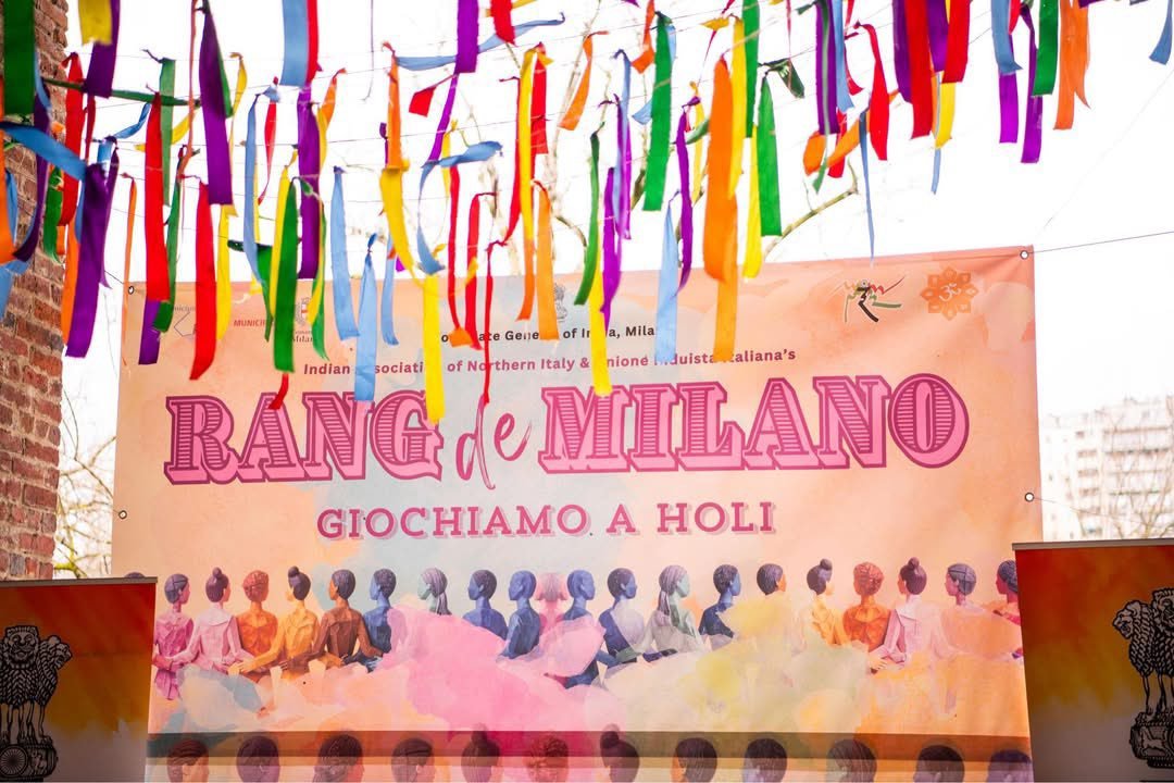 The Indian Association of Northern Italy, under the patronage of the Consulate General of India, organized a Holi festival celebration in Milan on 15 March 2026. Consul General Mr. Lavanya Kumar attended the event as the Chief Guest.