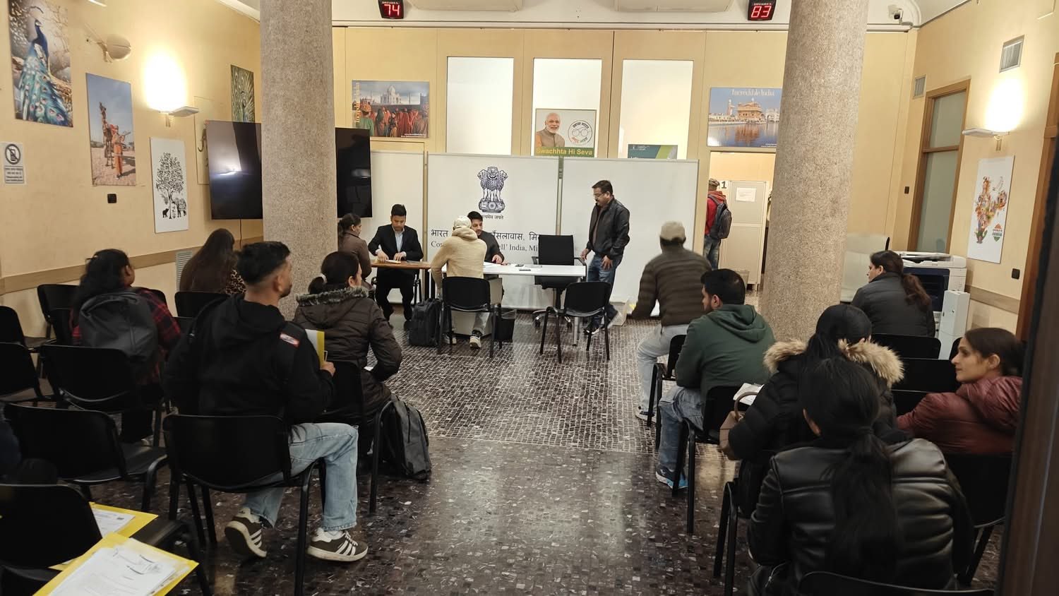 The Indian Consulate organized a special Consular Camp on 21 March 2026 at its premises in Milan to facilitate the reissue of passports for members of the Indian community.