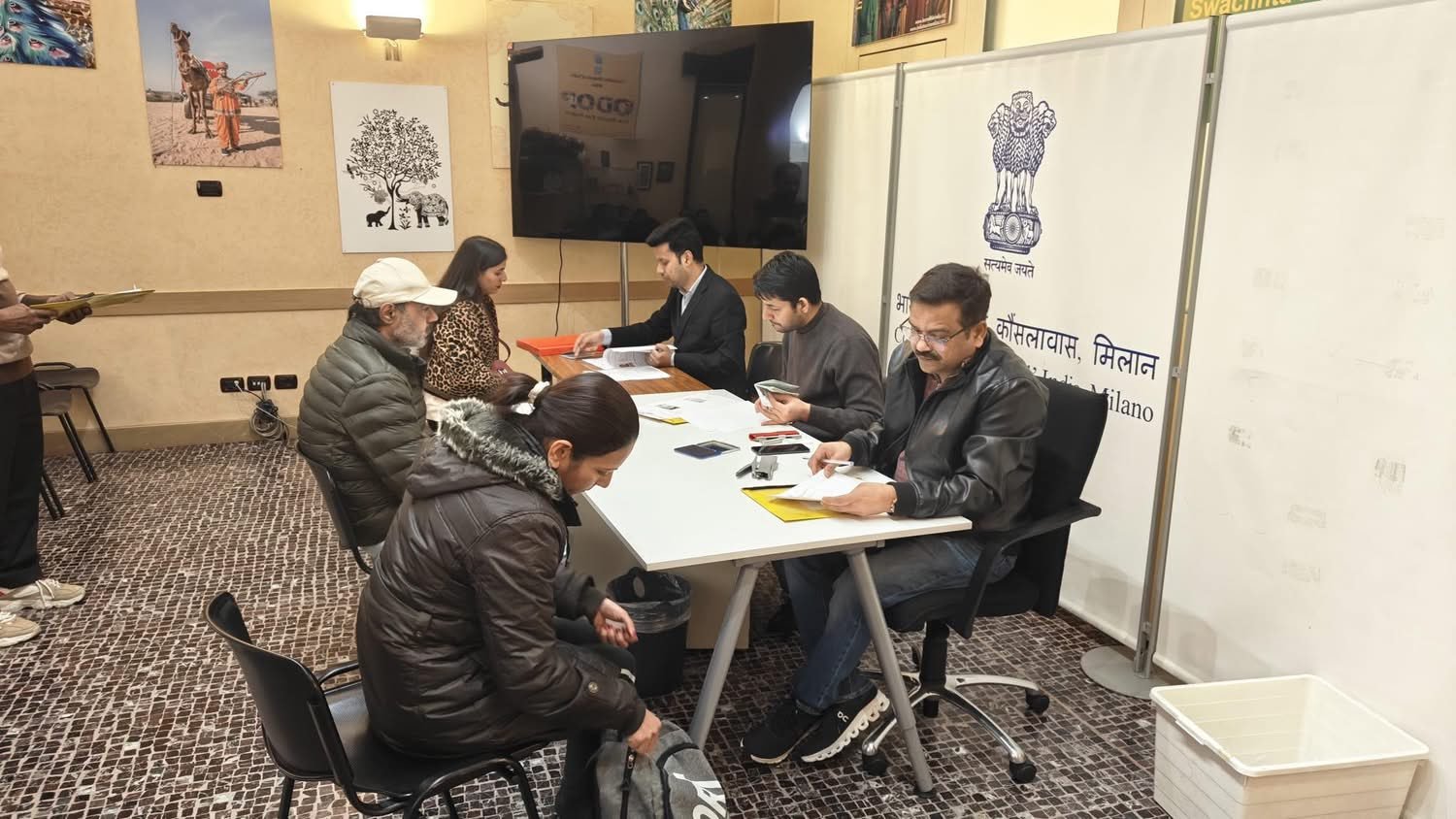 The Indian Consulate organized a special Consular Camp on 21 March 2026 at its premises in Milan to facilitate the reissue of passports for members of the Indian community.
