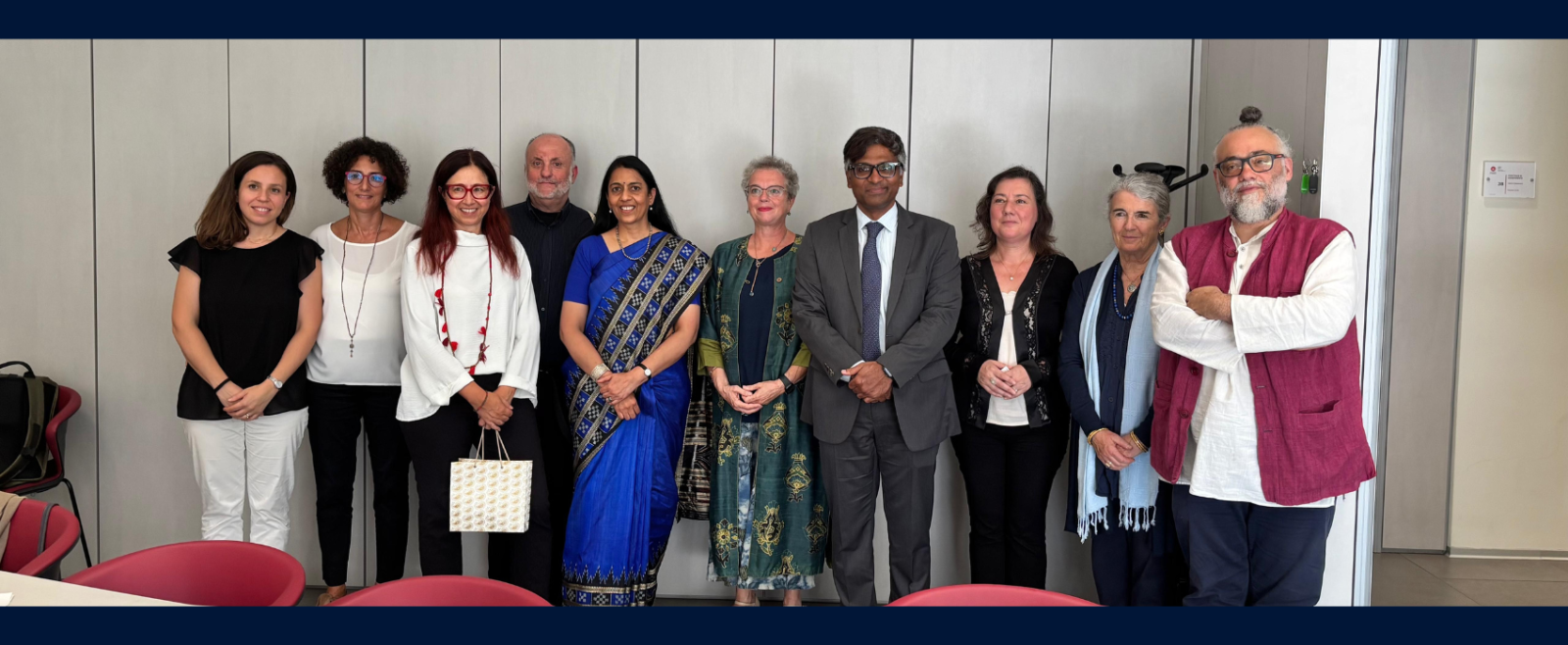 On 22 September 2025, Ambassador H.E. Ms Vani Rao & CG Mr Lavanya Kumar interacted with Indologists at the University of Turin