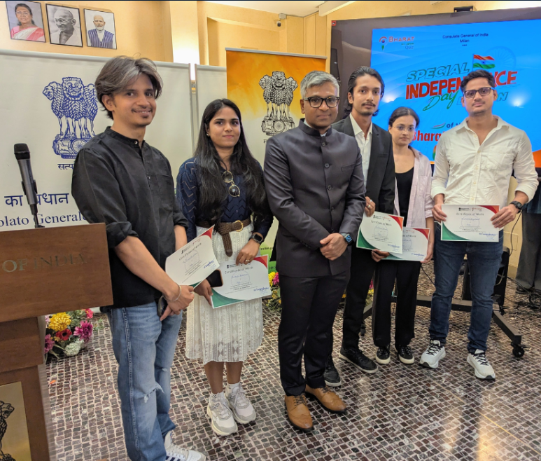 Felicitation of the winners of Bharat Ko Janiye Quiz competition on 15 August 2026