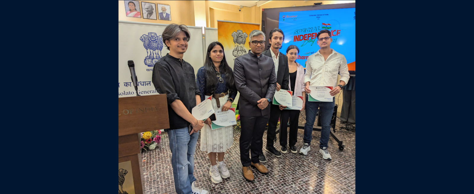 Felicitation of the winners of Bharat Ko Janiye Quiz competition on 15 August 2026