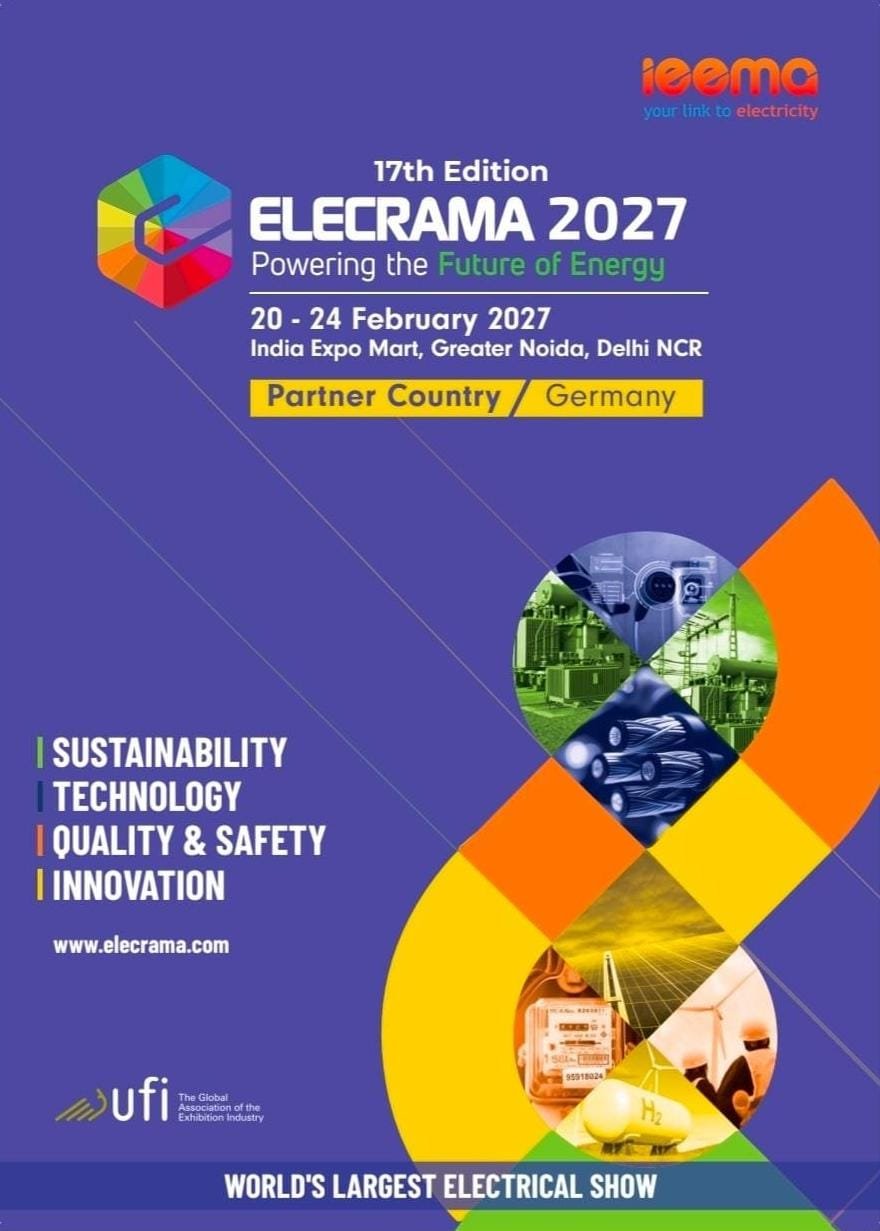17th Edition of ELECRAMA 2027- Powering the Future of Energy