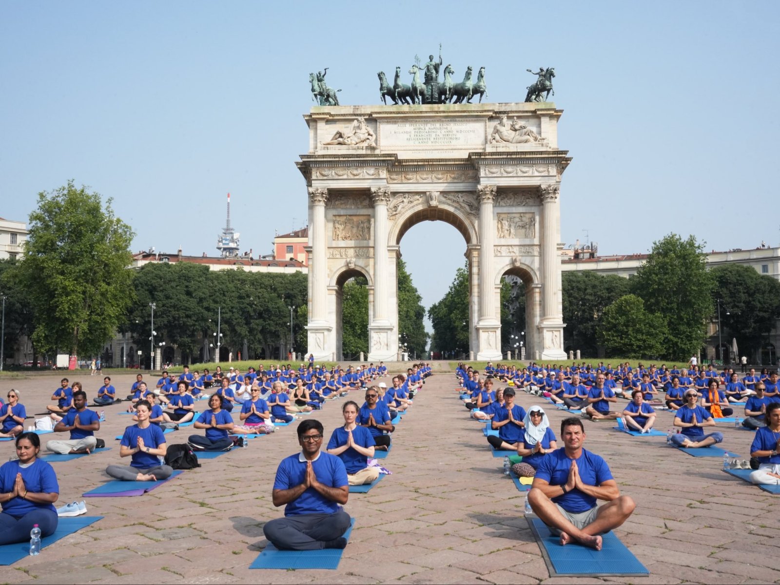 Celebration of 11th International Day of Yoga 2025 in Milan