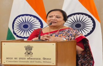 Visit of Hon'ble Minister of State for Textiles and Railways (MOSTR) Smt. Darshana Jardosh to Italy to participate in ITMA 2023 from June 7-11, 2023