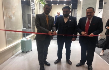  Mr Raj Kamal, Consul and CR visited CERSAIE Exhibition at Bologna, Italy and joined the Indian Exhibitors participating in the event under a delegation led by @TPCI_ .