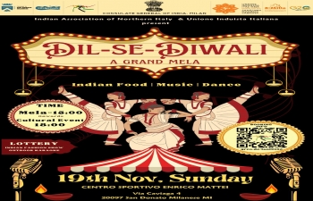 Come and be a part of the Dil Se Diwali event with food, music & cultural performances from India organised by CGI Milan in association with @ComuneSDM, Indian Assoc of North Italy and @induismoItalia on 19 November 2023 from 15:00 hrs.